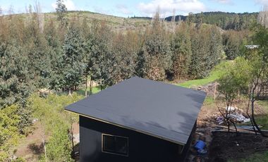 Casa de 33m2 autosustentable en parcela a 20 minutos de Rapel de Navidad