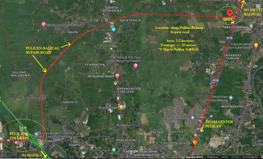 FOR SALE RAW LAND ALONG BY PASS ROAD IN BULACAN IDEAL FOR INDUSTRIAL USE NEAR WILCON