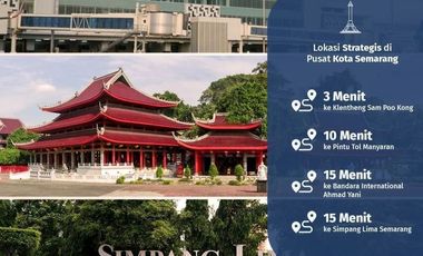 Rumah di Borobudur Raya Belakang Toko Swalayan RAMAI Manyaran Semarang