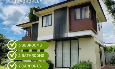 3BR HANNA Quadruplex House and Lot For Sale at Minami Residences in General Trias Cavite