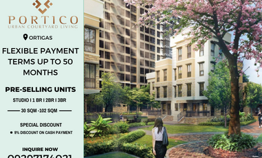 Condo For Sale ( 3 BR,Unit 2208 ) The Ametrine at Portico.Your Gateway to the Thriving Ortigas Business District