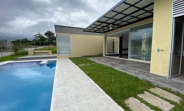 ESPECTACULAR CASA CAMPESTRE IBAGUÉ PISCINA PRIVADA EN VENTA (1 SOLO NIVEL)(NUEVA)