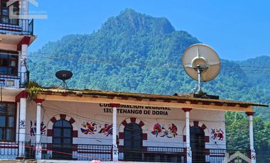 HERMOSO TERRENO CON UNA CASCADA.  EN TENANGO DE DORIA
