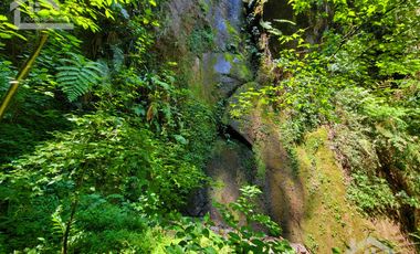 HERMOSO TERRENO CON UNA CASCADA.  EN TENANGO DE DORIA