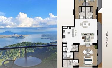 One Tolentino East Residences Tagaytay Condominuim for sale 2 Bedrooms