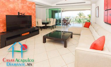 Departamento de playa completamente reparado. Con terraza y vista al mar