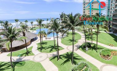 Departamento de playa completamente reparado. Con terraza y vista al mar