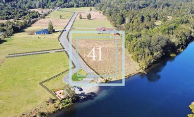 PARCELA  PUERTO VARAS EN LOTEO CON  BORDE RÍO EN VENTA