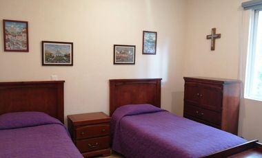 RENTA DEPARTAMENTO AMUEBLADO EN CUERNAVACA. MOR.   EN RESIDENCIAL QUINTA DEL BOSQUE.