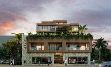 Departamento enCozumel en venta de 2 recamaras con vista al mar