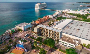 Departamento enCozumel en venta de 2 recamaras con vista al mar