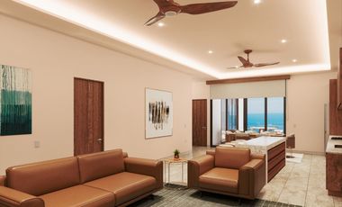 Departamento enCozumel en venta de 2 recamaras con vista al mar