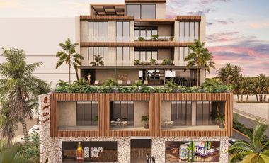 Departamento enCozumel en venta de 2 recamaras con vista al mar