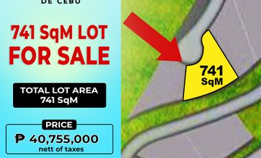 741 SqM Lot in Monterrazas de Cebu For Sale