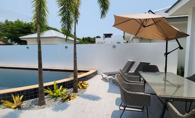 Absolutely! This beautiful villa brand new is the perfect choice Pool villa 350m. to the sea 5,500,000 baht