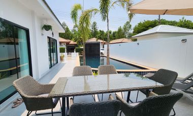 Absolutely! This beautiful villa brand new is the perfect choice Pool villa 350m. to the sea 5,500,000 baht