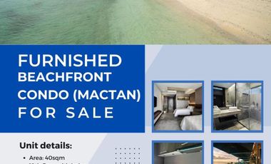 For Sale 40 Sq.m Ready for Occupancy Beachfront in Mactan, Cebu