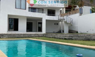 CASA ESTILO MEDITERRÁNEA EN CONDOMINIO SEGURO EN LOMAS DE LO AGUIRRE