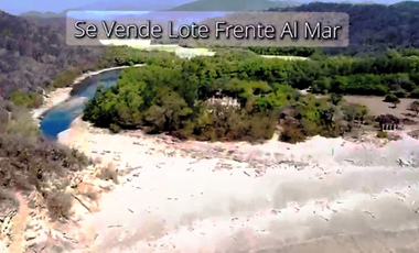 TERRENO A PIE DE LA PLAYA LAS GARZAS A POCOS MINUTOS DE HUATULCO.