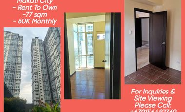3 Bedroom Condo in San Lorenzo Place Makati Rent To Own 10% to Move In