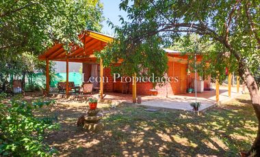 Leon Propiedades vende casa en sitio, en Av. Ambrosio O’Higgins, Curacavi.