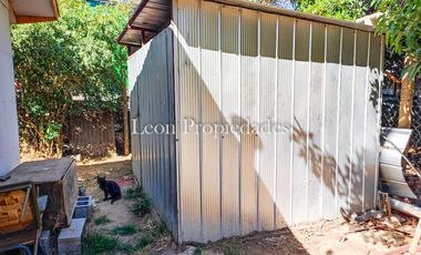 Leon Propiedades vende casa en sitio, en Av. Ambrosio O’Higgins, Curacavi.