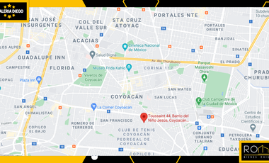 Maravillosa Casa En Manuel Toussaint, Barrio del Niño Jesus, Coyoacán, CDMX Cerca De Av Miguel Angel De Quevedo