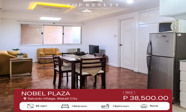 For Rent: 1 Bedroom Condo in Nobel Plaza at Salcedo Village, Makati City
