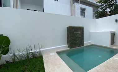 Casa Renta Residencial aqua 4 recámaras con estudio