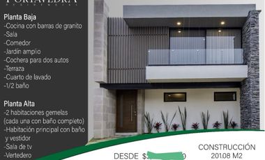 CASA NUEVA EN VENTA DE 3 RECAMARAS TODAS CON BAÑO EN PORTAVEDRA RESIDENCIAL ZONA NORTE FRENTE A LA CAMPINA