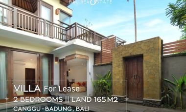 For lease 2 Bedrooms Newly Renovated Villa fully furnished in Canggu Bali