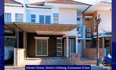 Dijual Rumah 2 Lantai Greenville Babatan Pantai Surabaya 3.6M Private Cluster