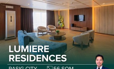 Lumiere Residences 2BR Two Bedroom with Parking near BGC and Capitol Commons FOR SALE C080