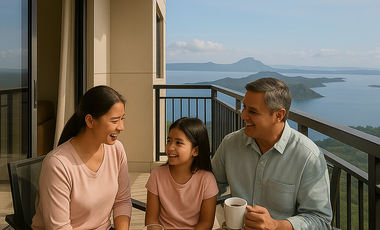 Properties for sale in tagaytay ( One Tolentino East Residences Tagaytay Units for sale with TAAL VIEW )