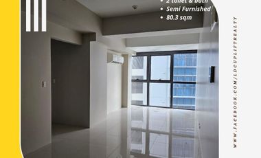 SEMI FURNISHED 2 BEDROOM UNIT IN UPTOWN AREA BGC