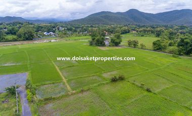 (LS372-08) 8+ Rai of Land with Jaw-Dropping Views for Sale in Mae Pong, Doi Saket, Chiang Mai