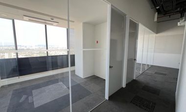 OFICINA ACONDIONADA UN PISO EN RENTA 452 M2 TORRE OMEGA CENTRO MAYOR ZAVALETA