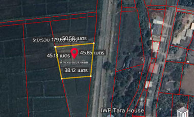 Property id 225ls  Land for sale in San Pong, Mae Rim. 1-1-11Sq.wa.,  near San Pong Subdistrict Municipality.