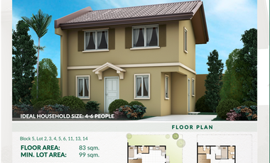 House for sale in Camella Homes Lipa, Tibig, Lipa, Batangas