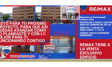 Remax Tiene A La Venta Exclusivo Edificio Comercial, Con Una Buena Renta De 02 Negocios Adicionales, Muy Prósperos Y Listos, Ya Funcionando Ahi!!!