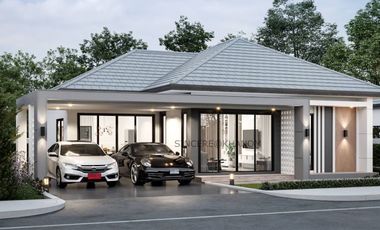 บ้านเดี่ยวกว้างขวาง สไตล์โมเดิร์น 3 ห้องนอน 2 ห้องน้ำ วิวภูเขา บรรยากาศธรรมชาติ ก่อสร้างเสร็จแล้ว 90% อ.ขนอม จ.นครศรีธรรมราช