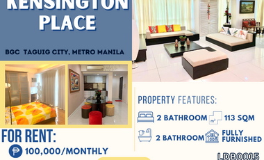 Experience Comfort and Convenience: Rent this Spacious 2-Bedroom Condo in Kensington, BGC Now! ✨🏢