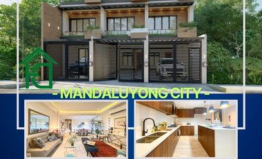 New 3 Storey with Roof Deck 4 Bedroom High End Townhouse in Mandaluyong City For SALE