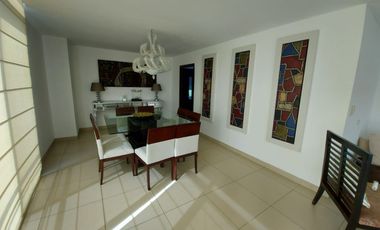 Samborondon, Renta Departamento 3 Dorm con Vista Al Rio Amoblado