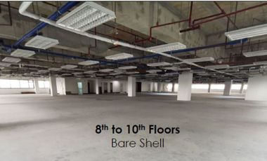 Bare Office Space 2100 sqm Lease Rent Quezon City