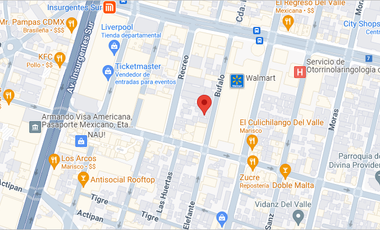 Casa En Venta en c. Búfalo col. Del Valle Sur, Alcaldía Benito Juárez. CDMX.                                                            CVMS.