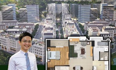 1 bed with balcony 66 sqm 9 Central Park in Northwin Global City Preselling condo for sale Marilao Bulacan