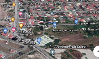 FOR SALE SEMI COMMERCIAL LOT IN FRIENDSHIP KOREAN TOWN ANGELES CITY NEAR SMDC AND CLARK