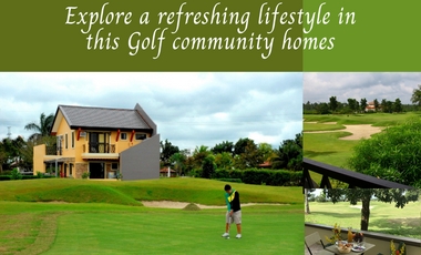 Recently Constructed Ready for Occupancy House & Lot with golf course view For Sale in Silang nearby Tagaytay