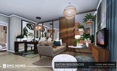 DMCI Homes 2BR Condo  Accessible to santolan LRT satation Satori Residences
